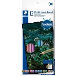 STAEDTLER Design Journey - Lápices de colores metálicos, set de 12 unidades, multicolor, fabricados con materiales reciclados Precio: 20.50000029. SKU: B1DSVDF3ZD