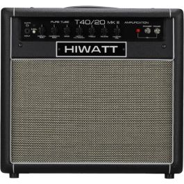 Hiwatt Amplificador Guitarra Combo a Válvulas T40 1x12" - 40W / 20W Conmutable, Preamplificador Hiwatt, Reverb de Muelles