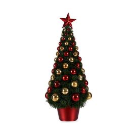 Árbol de Navidad Verde con Bolas Oro y Rojo Krist+ 51 cm (12 Unidades) Precio: 164.58999953. SKU: B122APQQ9T