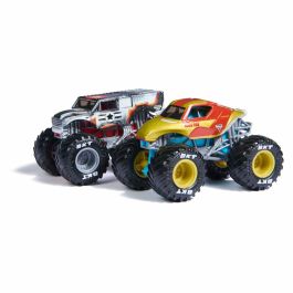 Spin Master SPI1728686262276 Pack de 2 Vehículos de Fundición a Presión 1:64 - Marvel Monster Jam - Juguete para Niños de 3 Años+