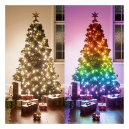 Nanoleaf Holiday Tira de Luz Inteligente 250 LED, 20m, Wi-Fi/Bluetooth, 16M Colores, Compatible con Alexa, Google y HomeKit