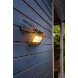 Galix G2610 Foco Solar de Pared con Sensor de Movimiento, 1200 Lúmenes, Muy Luminoso