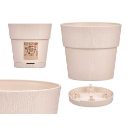 Maceta Plastico 15 Cm Ethica Blanco Roto Stefanplast (12 Unidades)