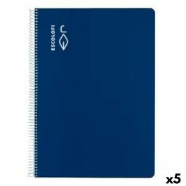 Cuaderno ESCOLOFI Azul A4 Din A4 40 Hojas (5 Unidades) Cuaderno ESCOLOFI Azul A4 Din A4 40 Hojas (5 Unidades)