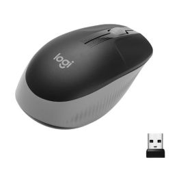 Logitech Ratón M190 Inalámbrico 1000Ppp Ambidiestro 3 Botones Negro-Gris Claro