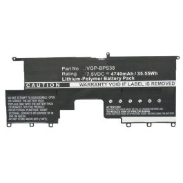 CoreParts Batería de Portátil para Sony VAIO Pro 13, 35.55Wh 7.5V 4740mAh Li-Pol Negra, modelos SVP13213CW, SVP13218PW Precio: 103.4999999. SKU: B1EV9LY8L5