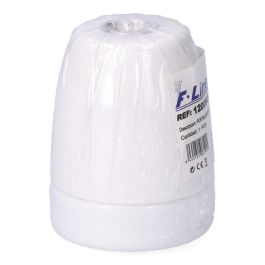 Portalámparas cerámico vintage e27, 100 W 250 v, blanco, ø47 x 59 mm (retractilado) Portalámparas cerámico vintage e27, 100 W 250 v, blanco, ø47 x 59 mm (retractilado)