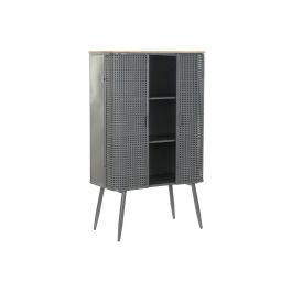 DKD Home Decor Estantería Loft Industrial con 2 Puertas y 2 Estantes de Metal y Madera, Gris Natural 79x39x133 cm Precio: 210.49999982. SKU: S3022654