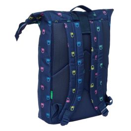 Mochila para Portátil Benetton Cool Azul marino 28 x 42 x 13 cm