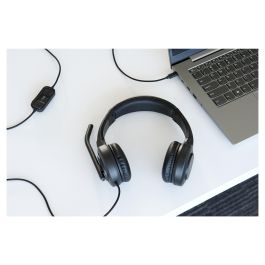 Auriculares con Micrófono Kensington H1000 Negro