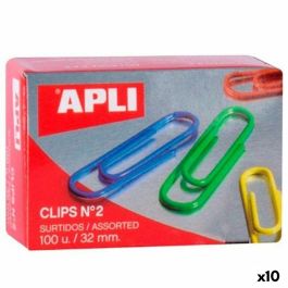 Clips Apli Nº 2 Multicolor Alambre 32 mm (10 Unidades) Precio: 7.49999987. SKU: B1D7SAQW73