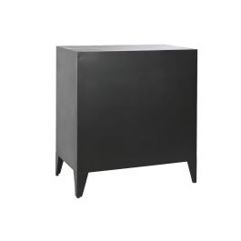 Cajonera Home ESPRIT Negro Metal Loft 75 x 45 x 80 cm