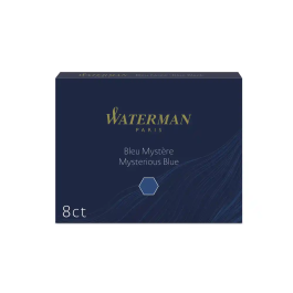 Waterman Cartuchos de Tinta para Pluma Estilográfica Estándar Azul/Negro Caja de 8 Unidades Precio: 4.49999968. SKU: B1EE86YMM9