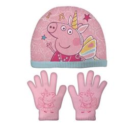 Set gorro/guantes infantil 48/51 peppa pig "cosy corner" Set gorro/guantes infantil 48/51 peppa pig "cosy corner"