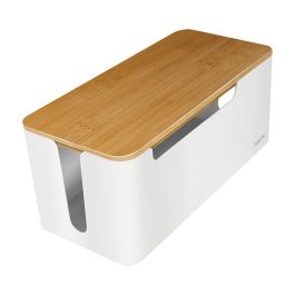 LogiLink KAB0075 Caja Organizadora de Cables con Tapa de Bambú 320 x 140 x 130 mm, Blanca Precio: 24.7203. SKU: B1FKG4V2YB