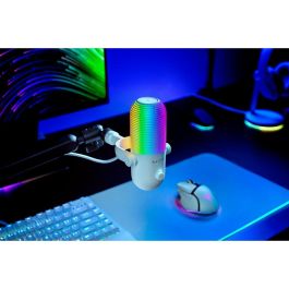 Razer Seiren V3 Chroma Micrófono para PC con Retroiluminación LED USB Blanco -34dB 20-20000Hz 24bit/96kHz