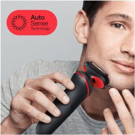 Maquinilla de Afeitar Eléctrica Braun 51-B1000s Rojo