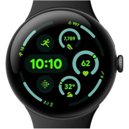 Google Pixel Watch 3 (45mm) WiFi Obsidian Reloj Inteligente Unisex Aluminio Pantalla AMOLED 32 GB GPS Wear OS Precio: 298.50000015. SKU: B18RERCYLP