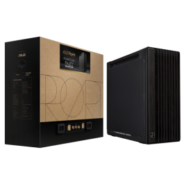 ASUS ProArt PA602 Wood Edition – Torre Midi Negro con Panel de Metal, Ventiladores 2x200mm y 1x140mm, Ref. 90DC00J0-B09020
