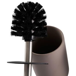 Day Juego de Baño 3 Piezas Gris Vaso, Dispensador y Escobilla WC