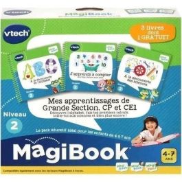 VTECH MagiBook - Pack Mi Aprendizaje Sección Grande, CP, CE1 - 3 Libros Educativos: Alfabeto, Ciencia, Contar (4-7 Años) Precio: 44.5900004. SKU: S7155991
