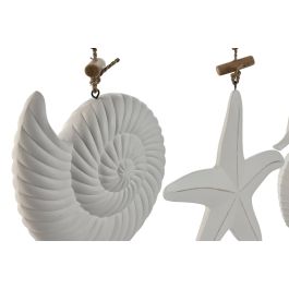 Decoracion Colgante Mediterraneo DKD Home Decor Blanco Natural 5 x 62 x 15 cm (6 Unidades) Decoracion Colgante Mediterraneo DKD Home Decor Blanco Natural 5 x 62 x 15 cm (6 Unidades)