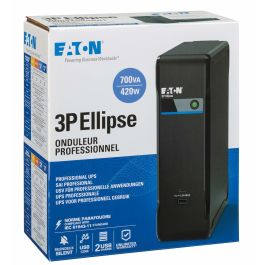 Eaton 3P Ellipse 3P700UD SAI - Para PC Profesional o Terminal Punto de Venta - Protección contra Sobretensiones - 700VA - 420W