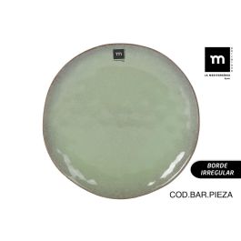 Plato Llano La Mediterránea Macarella green Ø 26,5 cm (12 Unidades)
