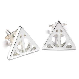 THE CARAT SHOP Pendientes Deathly Hallows plata
