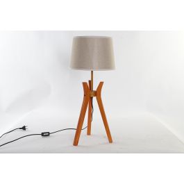 DKD Home Decor Lámpara Sobremesa Scandi Marron Beige 30 x 69 x 30 cm Precio: 23.13762. SKU: S3020719