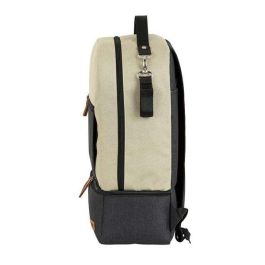 Bolsa de Deporte con Portazapatos Safta M883 Beige Gris oscuro 15 L