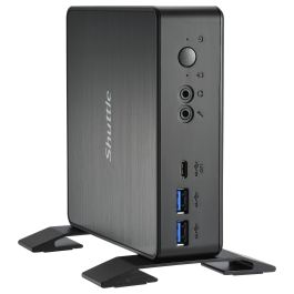 Shuttle NC40U5 Mini PC Barebone Negro (Intel Core i5-1235U) 24/7, Dual Video, Ultra HD, DDR4, UHD Graphics, NVMe, USB 3.2 Gen 2