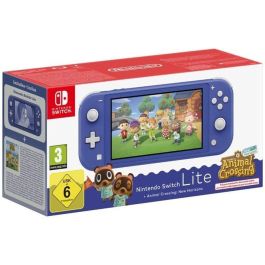 Nintendo Consola Portátil Switch Lite Azul + Animal Crossing: New Horizons (Descargar) NINSWLBLEUEACNH