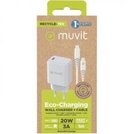 Cargador de Pared Muvit MCPAK0044 20 W Blanco