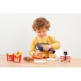 Ecoiffier 2423 Set de Comida Rápida Caja Hot Dog de Juguete para Niños