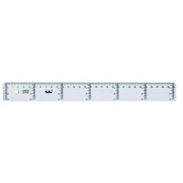 Regla de 30 cm. cristal Regla de 30 cm. cristal Precio: 0.95000004. SKU: B1F8E3EZC5