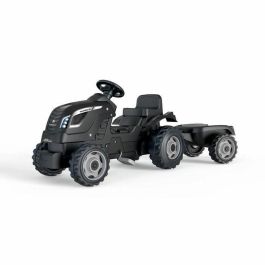Smoby Farmer XL Pedal Tractor + Trailer - Negro Smoby Farmer XL Pedal Tractor + Trailer - Negro