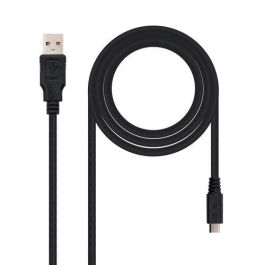 NANO CABLE 10.01.0501 Cable USB 2.0 A Macho a Micro USB B Macho 1.8M Negro Precio: 1.49999949. SKU: S0225075