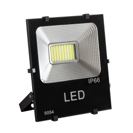 Foco Proyector LED 50W 5.000Lm 4000ºK Solar Sensor 50W + Control Remoto Panel 6V/15W 40.000H [HO-626004-W] Blanco Natural