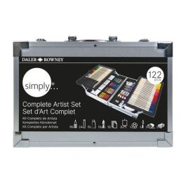Daler Rowney Maletín Artístico Metálico 122 Piezas con Lápices, Pasteles al Óleo y Acrílicos, Ideal para Artistas y Principiantes Precio: 63.50000019. SKU: S8403907