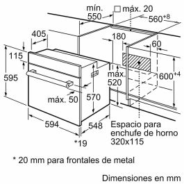 Horno Balay 3HB2010X0 66 L