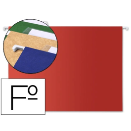 Liderpapel Carpeta Colgante Folio Rojo 250 g/m² Cartulina Kraft Dimensiones 386x22x250 mm Precio: 14.49999991. SKU: B1DHWZQRNS