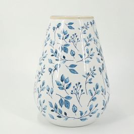 DKD Home Decor Jarrón Shabby Blanco Azul Porcelana 20 x 27.5 x 20 cm (4 Unidades) Precio: 51.79000013. SKU: B12ASBRTJS