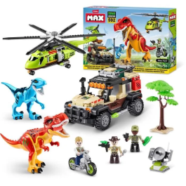 Zuru Set de Construcción Dino Adventure Dino Hunt 592 piezas ZUR4894680036338 Aventura prehistórica con dinosaurios y vehículos Precio: 49.95000032. SKU: B1J3NWT6WT