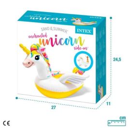 Figura hinchable unicornio 198x140x97 cm (+ 3 años)