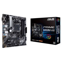 ASUS AM4 PRIME B450M-A II Placa Base para PC, AMD B450 Chipset, Micro ATX Precio: 109.50000028. SKU: S7804884