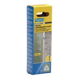 Rapid Taco de expansión metálico Ø8x32 mm, resistencia 25 kg, bolsa 12 unid
