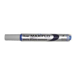 Pentel Marcador Pizarra Blanca Maxiflo Mwl-5S Azul Caja 12 Ud