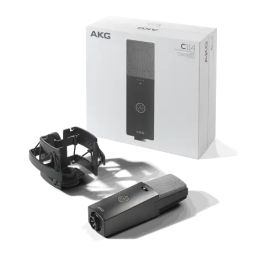 AKG C114 Micrófono de Condensador Multipatrono de Diafragma Grande para Voces, Instrumentos y Podcasts