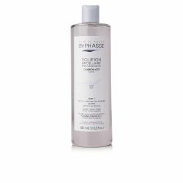 Byphasse Solución Agua Micelar Desmaquillante Carbón Activo Bambú Piel Mixta/Grasa 500ml Vegana Limpia Purifica Revitaliza Precio: 2.8900003. SKU: S0594871